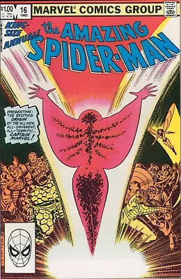 Buy The Amazing Spider-man Annual #16 ~ Marvel Comics 1982 ~ Vf- • 11.95£