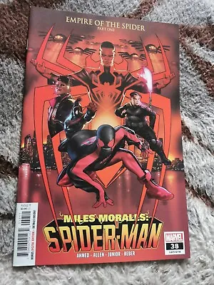 Buy Miles Morales Spider-man # 38 Nm 2022  Empire Of The Spider  Cover A  Marvel  ! • 2.25£