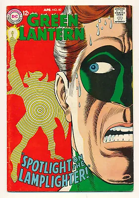 Buy DC Comics Green Lantern Comic Issue #60 1st Appearance Lamplighter 6.0 FN 1968 • 15.66£