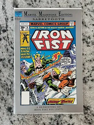 Buy Iron Fist # 14 VF Marvel Comic Book Milestone Edition Sabretooth 1st App J804 • 4.74£