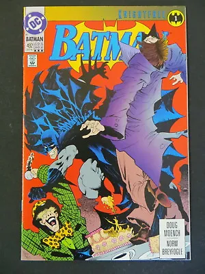 Buy Batman #492 Rare 3rd Print Knightfall Part 1 Bane Joker Htf Vf+ • 11.98£