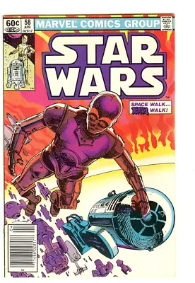 Buy Star Wars #58 5.0 // Walt Simonson Cover Art Marvel Comics 1982 • 15.18£