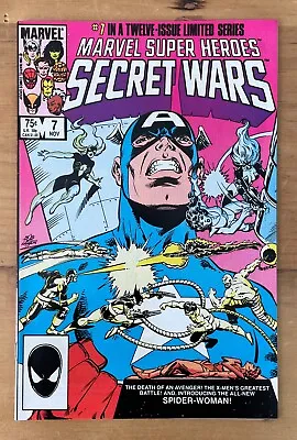 Buy Marvel Super Heroes Secret Wars #7 ~ Marvel Comics 1984 ~ Vf • 14.20£