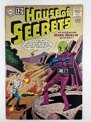 Buy House Of Secrets #54 Vol 1 DC June 1962 Horror Silver Age Rare • 19.80£