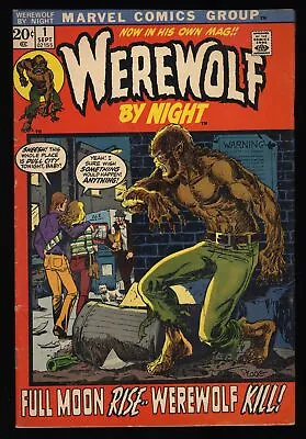 Buy Werewolf By Night (1972) #1 FN- 5.5 1st Solo Series Classic Ploog Cover! • 118.37£