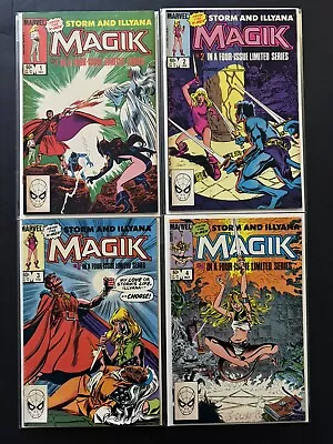 Buy Magik #1-4 (1983) X-men Storm Marvel Comics Set (4) • 30£