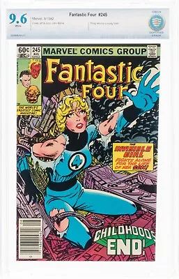 Buy 🔥 Fantastic Four 245 CBCS 9.6 NEWSSTAND 1st Adult F Richards As Avatar 1982 Cgc • 47.17£