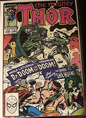 Buy Mighty Thor 410 Dr. Doom She-Hulk 1989 • 5.53£