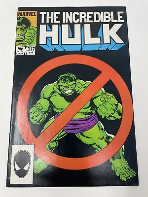 Buy Incredible Hulk 317   1st Team Appearance Of The Second Hulk Busters VF+ 8.5 • 4.74£