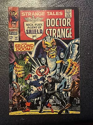 Buy Strange Tales #161 Marvel 1967 Nick Fury / DrStrange 1st Silver Age Yellow Claw • 77.87£