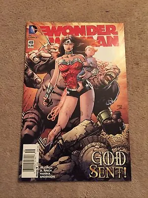 Buy WONDER WOMAN #49 Finch Cover RARE New 52 Newsstand Edition [DC Comics, 2016] • 16£
