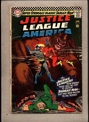 Buy Justice League Of America #45_june 1966_good/very Good_batman_the Flash_atom_dc! • 0.99£