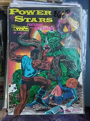 Buy Power Stars #1 (1985 Madison Comics) BLACK ATLAS VG/F...I CONSIDER ALL OFFERS  • 35.62£