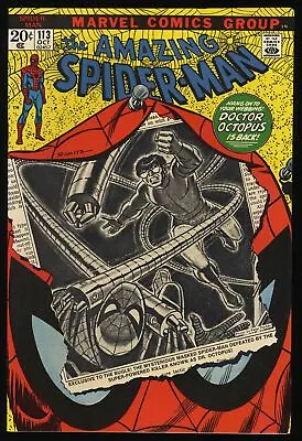 Buy Amazing Spider-Man #113 VF+ 8.5 Doctor Octopus! 1st Hammerhead! Marvel 1972 • 71.16£