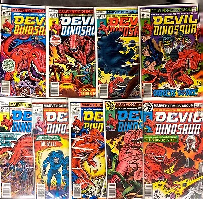 Buy Marvel Comics Devil Dinosaur #1-9 Bronze Age 1978 Kirby First Moon Boy • 98.83£