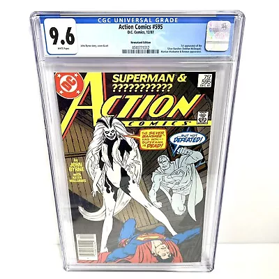 Buy Action Comics #595 CGC 9.6 Newsstand WP 1st App Silver Banshee 1987 DC Comics • 134.57£