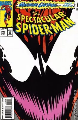 Buy Spectacular Spider-Man Peter Parker #203 NM 1993 Stock Image • 23.90£