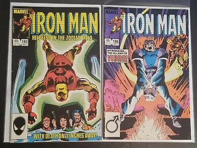 Buy IRON MAN # 185 186  Invincible Marvel Comics • 9.49£
