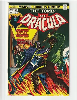 Buy Tomb Of Dracula #21 (1974) Fn/vf Marvel Comics • 19.98£