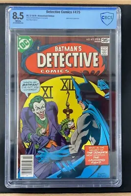 Buy Detective Comics #475 CBCS 8.5 Batman, Joker Cover Newsstand • 175.05£