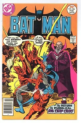 Buy Batman 284 (VF+) Jim Aparo Cover! DR. TZIN-TZIN! 1977 DC Comics N171 • 19.06£