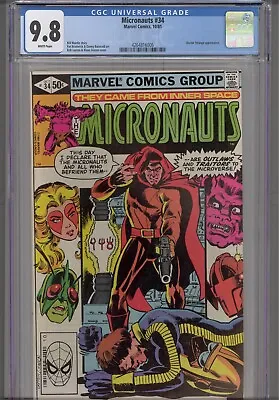Buy Micronauts #34 CGC 9.8 1981 Marvel Comics Doctor Strange Appearance • 79.91£