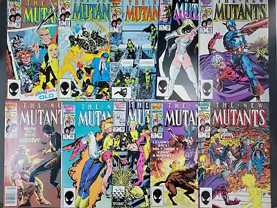 Buy (10) The New Mutants #32 37 38 39 40 41 42 43 44 46 Marvel Comics Lot 1985 1986 • 19.95£