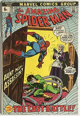 Buy Amazing Spiderman #115 December 1972 Dr Octopus  & Hammerhead Appearance Pence • 49.99£