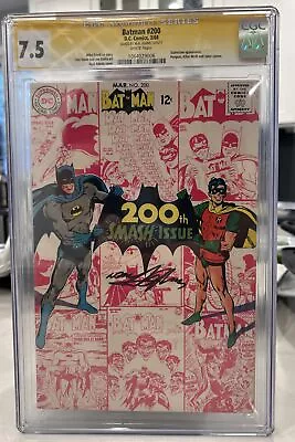 Buy BATMAN 200 CGC 7.5 1968 Neal Adams Signature Series. White Pages • 199.08£