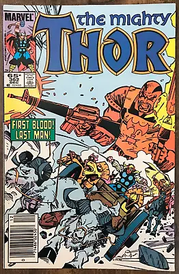 Buy Thor #362 By Simonson Death Of Executioner Skurge Hela Avengers Newsstand 1985 • 6.40£