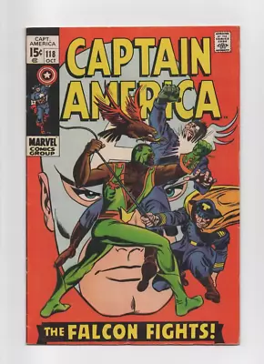 Buy Captain America   #118  F/vf   2nd Falcon • 60£