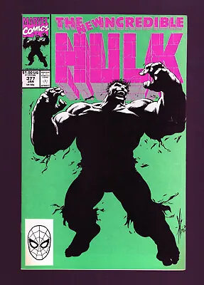 Buy Incredible Hulk #377 - 1st. App. Professor Hulk. Dale Keown Cover (8.0/8.5) 1990 • 11.68£