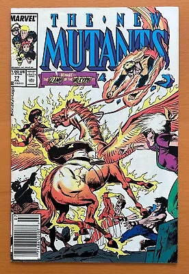 Buy New Mutants #77 (Marvel 1983) FN+ Condition Comic • 5.96£