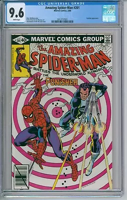 Buy Marvel Comics Amazing Spider-Man #201 CGC 9.6 Punisher Appearance • 104.62£
