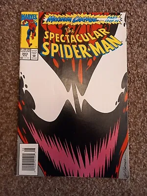 Buy Spectacular Spiderman 203, Aug. Maximum Carnage Part 13 Of 14. Marvel Comics • 10.49£
