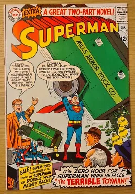 Buy Superman #182 - 1966 - DC Comics - First Silver Age Toy-Man - FN+ • 22.99£