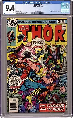 Buy Thor #249 CGC 9.4 1976 4058809019 • 42.53£