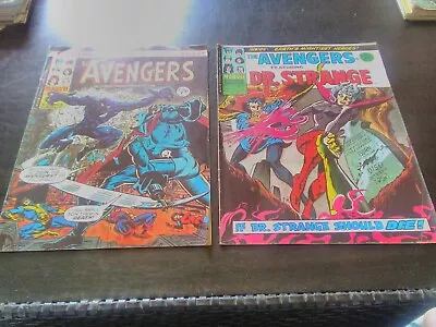 Buy The Avengers No 71 And 72 Dr. Strange 1975 • 5.99£