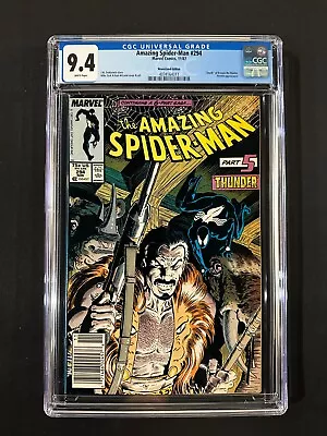 Buy Amazing Spider-Man #294 CGC 9.4 (1987) - Newsstand Edition - Death Of Kraven • 96.47£