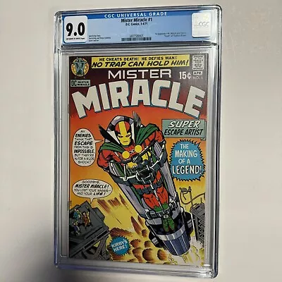 Buy DC Mister Miracle #1 1971 1st Appearance Of Mister Miracle & Oberon CGC 9.0 • 260.67£
