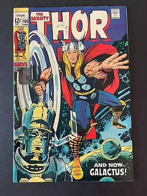 Buy Thor #160 - And Now... Galactus! (Marvel, 1962) VF • 70.74£