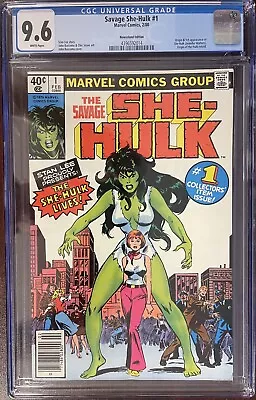 Buy 🔥 Savage She-hulk #1 1980 1st Jennifer Walters Stan Lee Mcu Newsstand Cgc 9.6 • 158.99£
