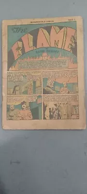 Buy WONDERWORLD #8-THE FLAME-YARKO-DR. FUNG-1939 Bargain Copy • 398.33£