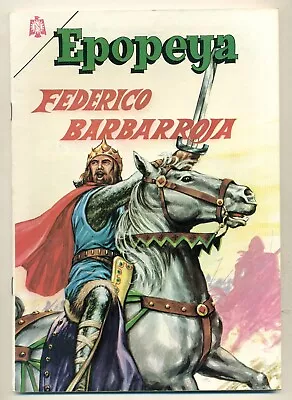 Buy EPOPEYA #88 Federico Barbarroja, Novaro Comic 1965 • 9.55£