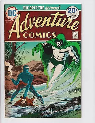 Buy ADVENTURE COMICS #432 (1974) VF- Spectre Story  + Jim Aparo Cover & Artwork • 11.86£