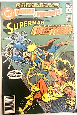 Buy Dc Comics Presents # 17. Superman & Firestorm.  January 1980.  Fn/vfn 7.0 • 6.99£