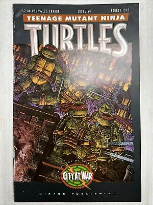 Buy Teenage Mutant Ninja Turtles #50 1992 Mirage Studios First Printing City At War! • 24.12£