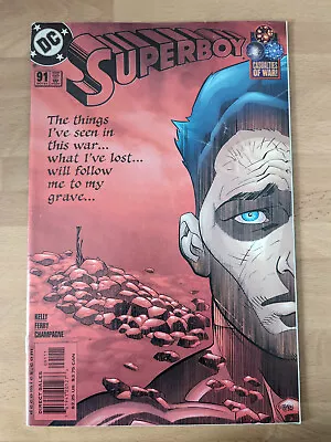 Buy Superboy Vol.4 #91 Our Worlds At War Storyline 2001 - Vf/nm • 2£