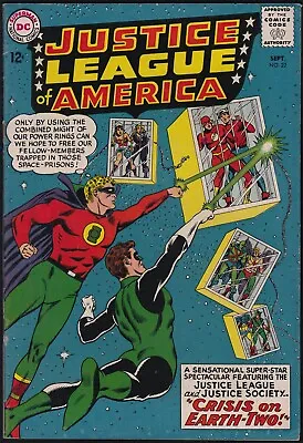 Buy DC Comics JUSTICE LEAGUE Of AMERICA #91 Justice Society Appearance 1963 FN! • 51.24£