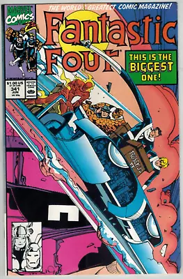 Buy Fantastic Four 341  Galactus!  Thor!  Iron Man!  VF 1990 Marvel Comic • 3.16£